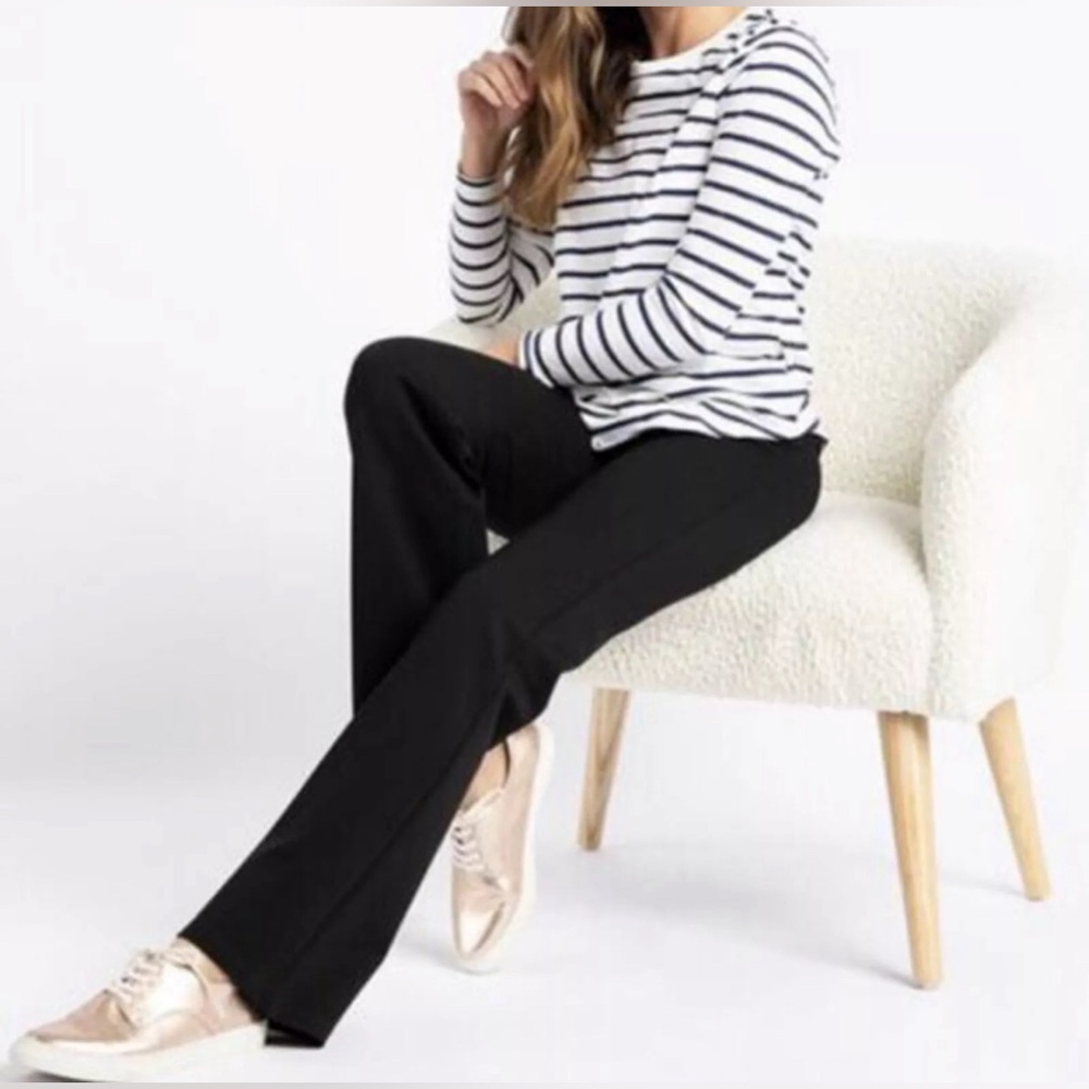 Betabrand Women's W1550-BK Classic Yoga Dress Pant Size M Black Pull On - Picture 2 of 9